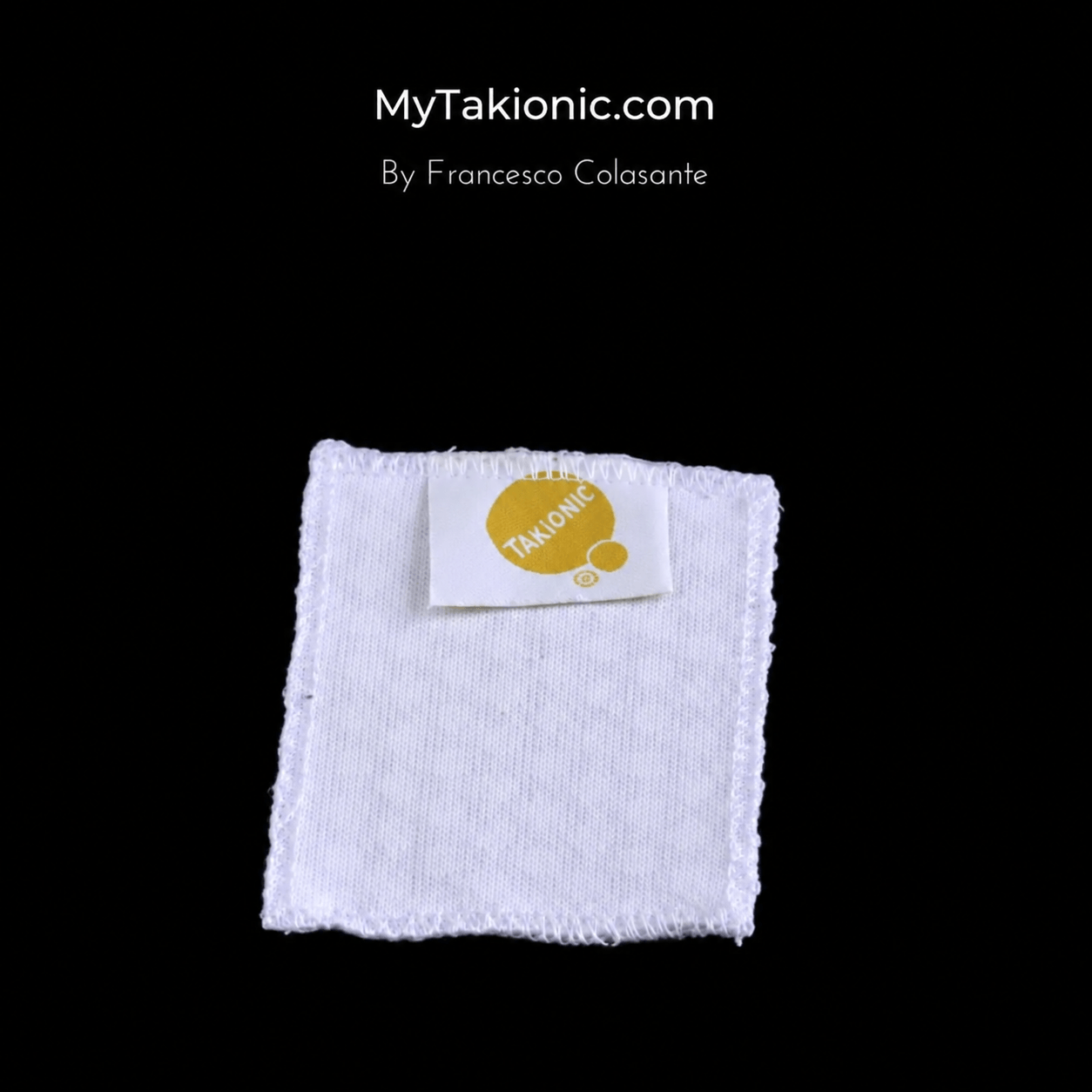 Tessutino Tachionic Originale Certificato realizzato con tecnologia tachionica per il benessere energetico quotidiano.