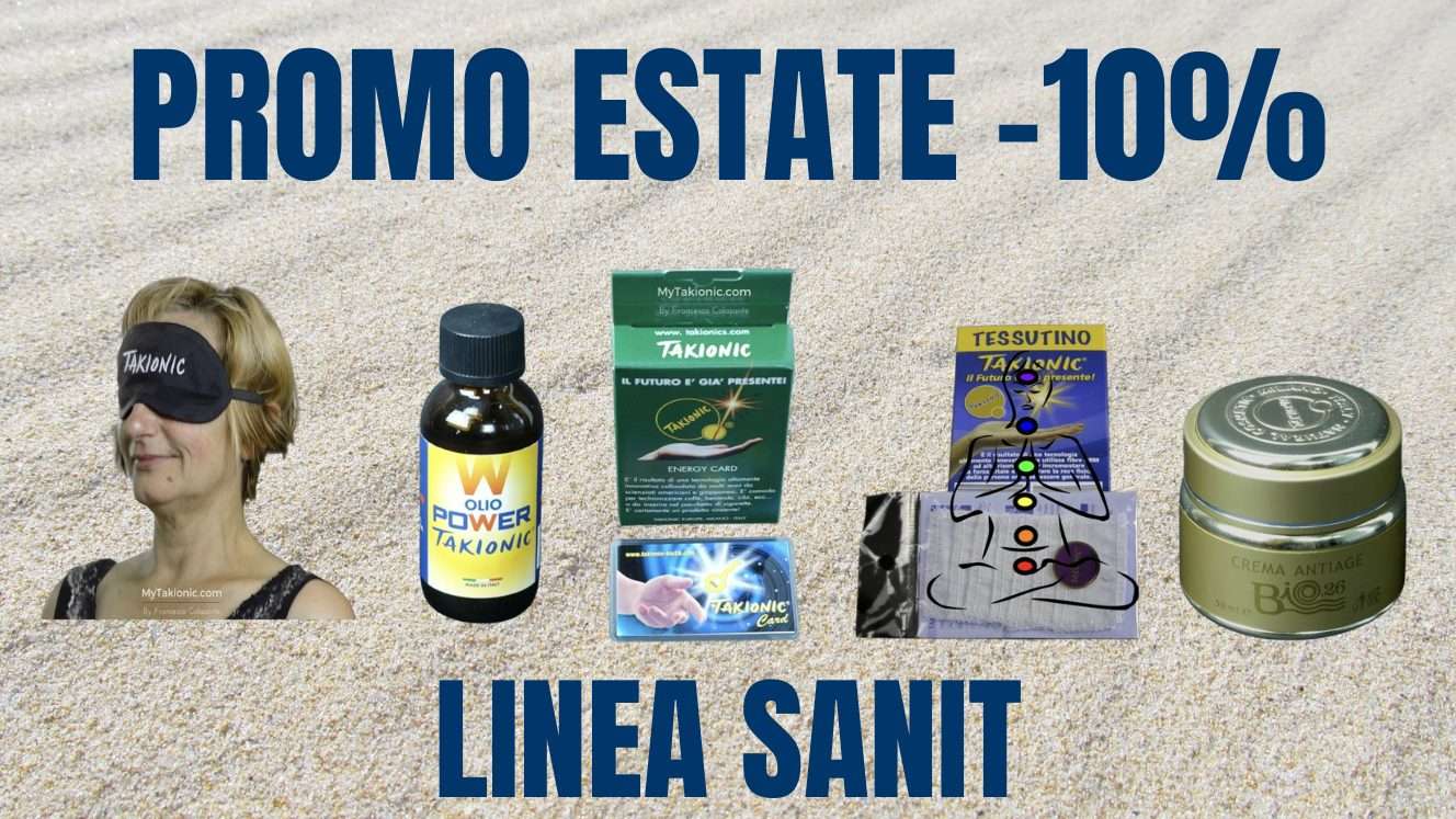 Dispositivi Takionic per l'estate con energia e benessere